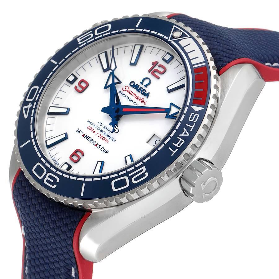 Omega Seamaster Planet Ocean America Cup LE Uhr 215.32.43.21.04.001 Ungetragen im Angebot 1