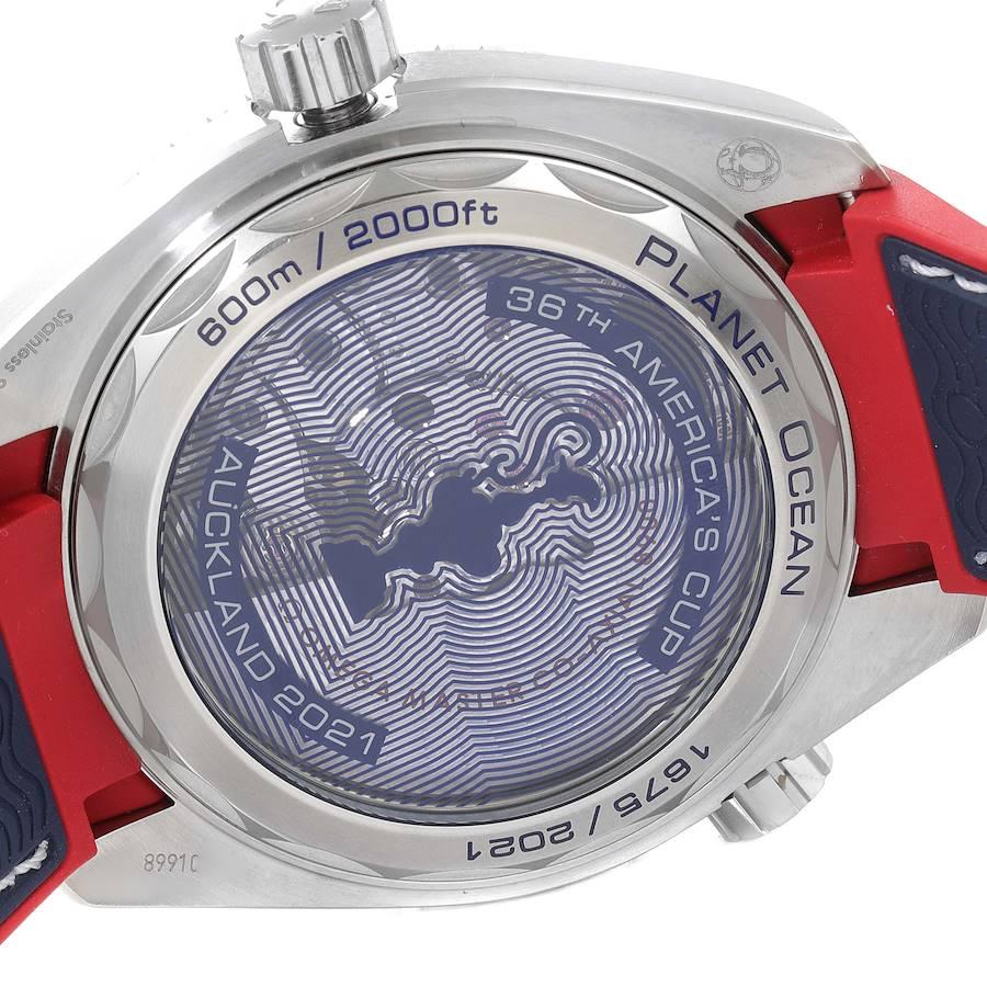 Omega Seamaster Planet Ocean America Cup LE Uhr 215.32.43.21.04.001 Ungetragen im Angebot 2