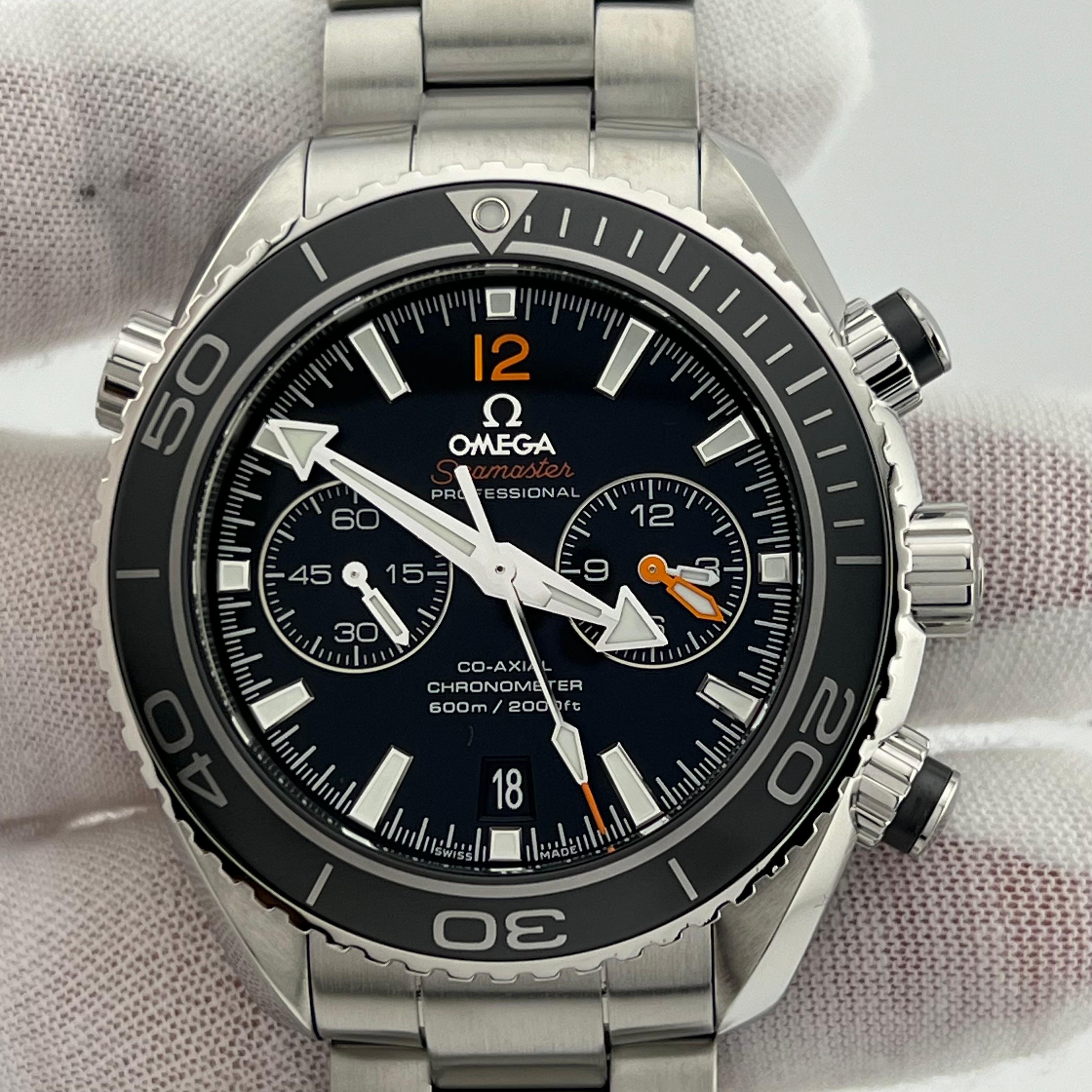 OMEGA Seamaster Planet Ocean Black Dial 232.30.46.51.01.003 Stainless Box Paper For Sale 5