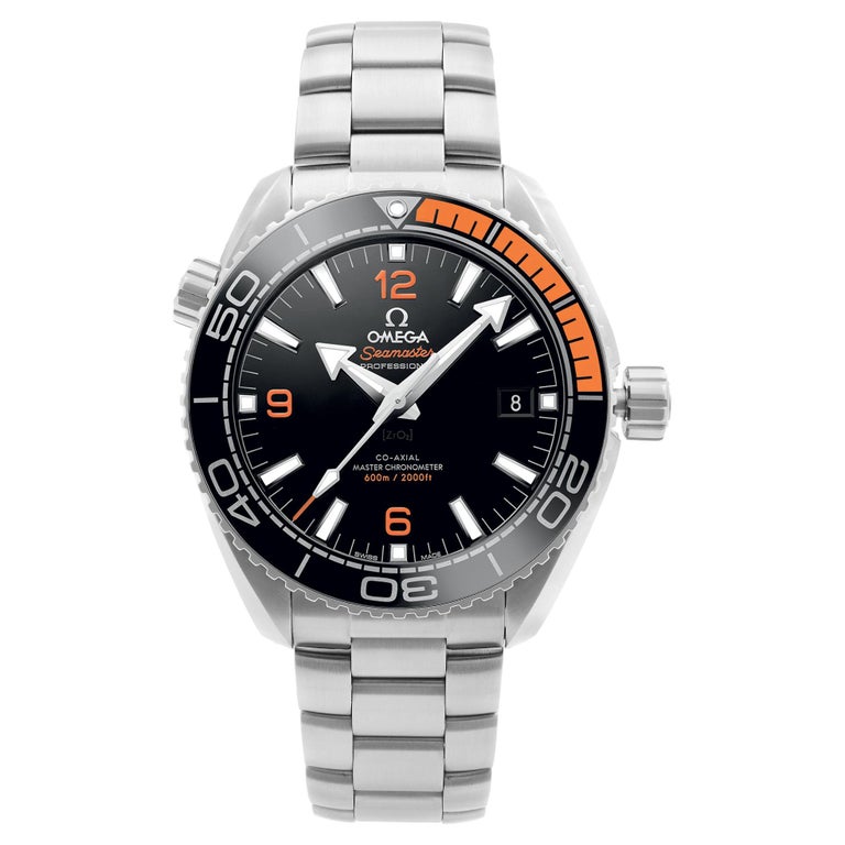 Omega Seamaster Planet Ocean Black Dial Automatic Men Watch  215.30.44.21.01.002 For Sale at 1stDibs