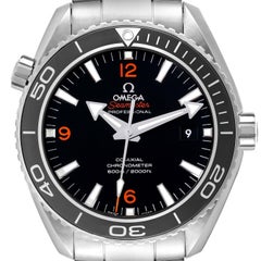 Used Omega Seamaster Planet Ocean Black Dial Steel Watch 232.30.46.21.01.003 Card