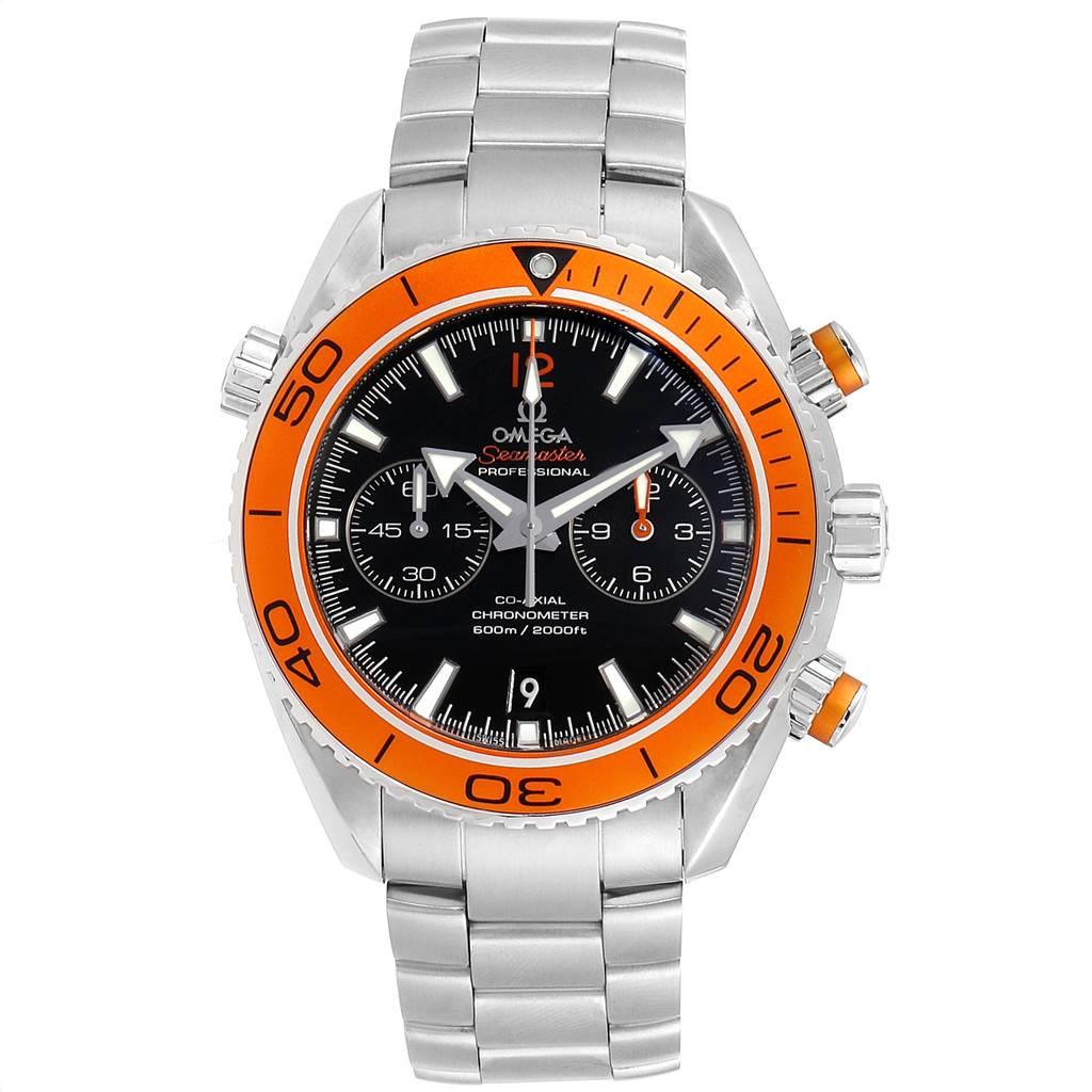 Omega Seamaster Planet Ocean Chrono 600M Men's Watch 232.30.46.51.01.002 In Excellent Condition For Sale In Atlanta, GA