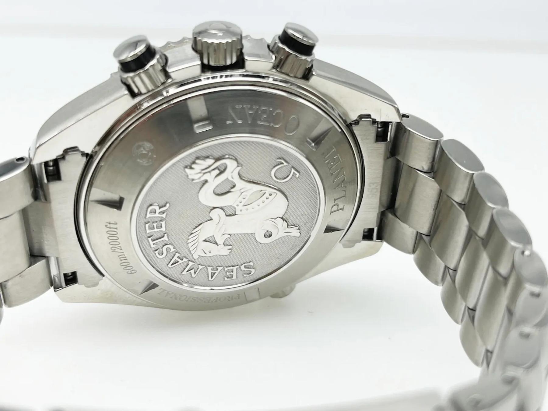 Omega Seamaster Planet Ocean Chronograph 2210.50.00 Black Dial Steel Box Paper 2