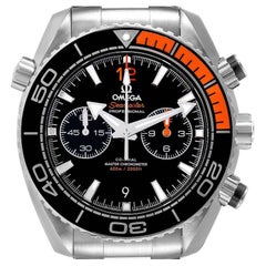 Used Omega Seamaster Planet Ocean Chronograph Mens Watch 215.30.46.51.01.002 Box Card
