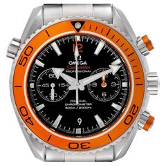 Used Omega Seamaster Planet Ocean Chronograph Mens Watch 232.30.46.51.01.002 Box Card