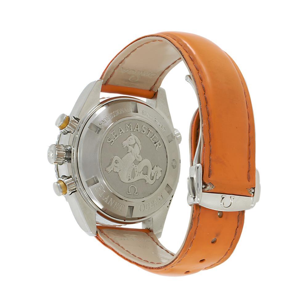 Omega Seamaster Planet Ocean Chronograph Ref. 2918.50.38 For Sale 3