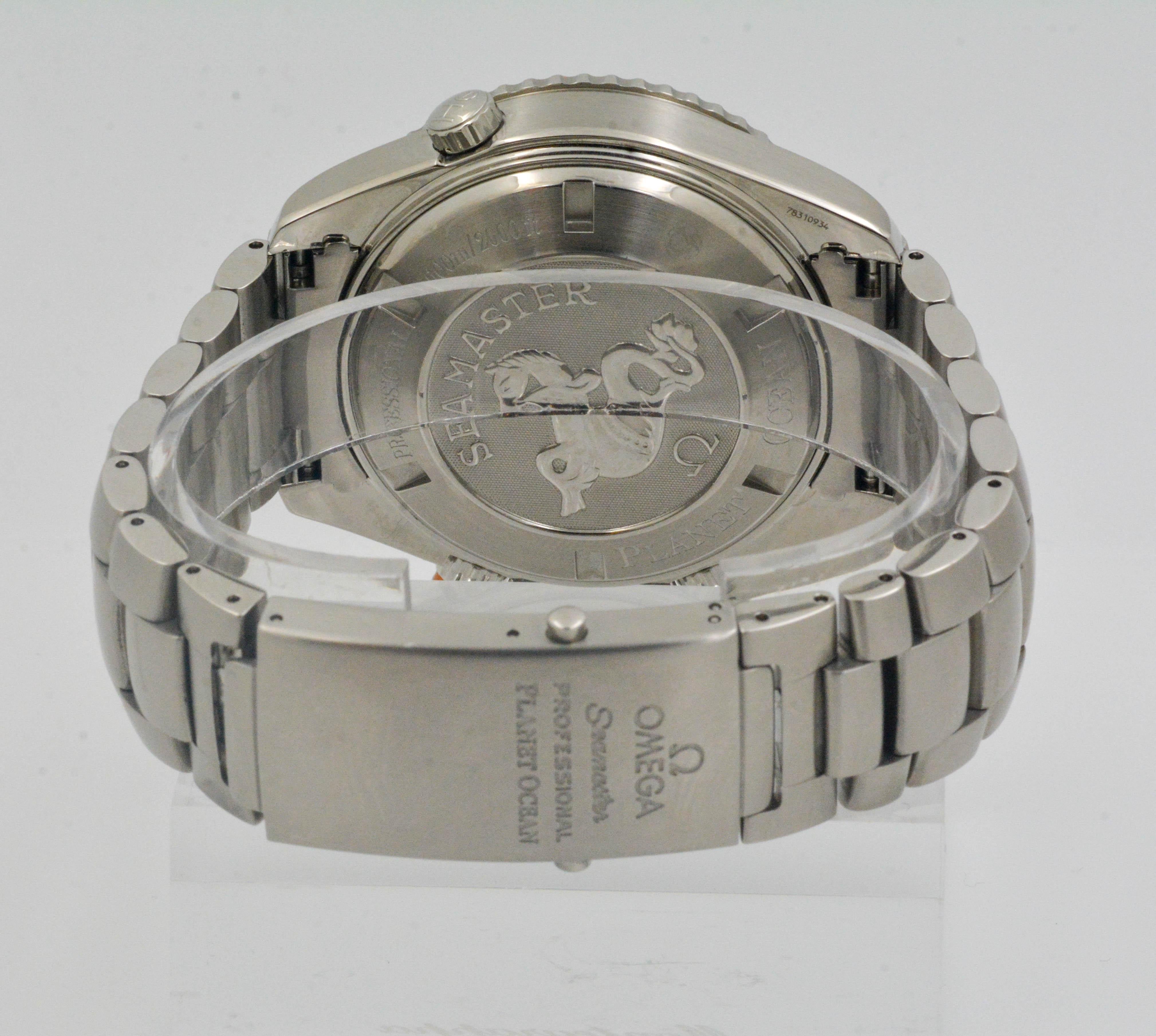 Modern OMEGA Seamaster Planet Ocean Chronograph Watch
