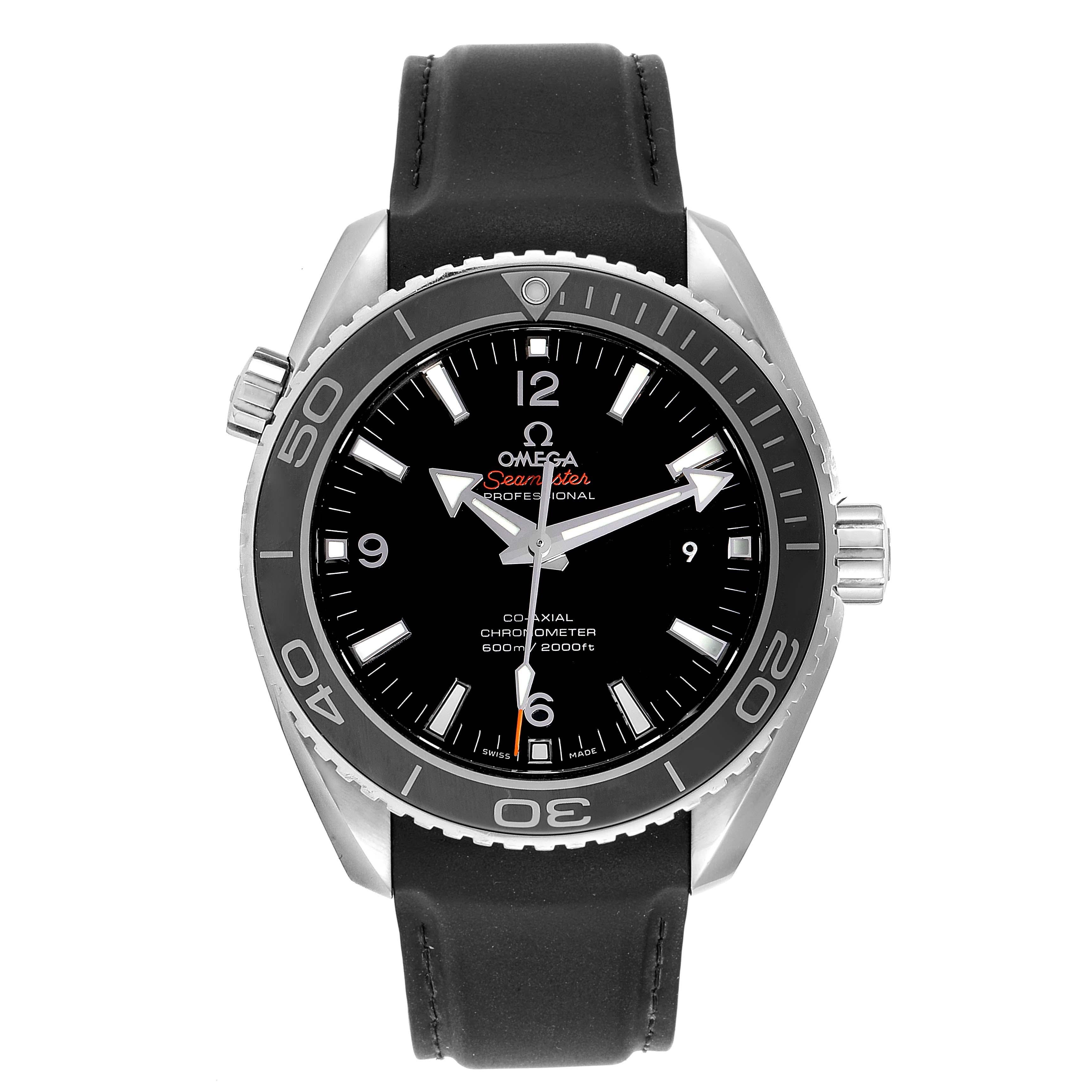 Omega Seamaster Planet Ocean Co-Axial Watch 232.32.46.21.01.003 In Good Condition For Sale In Atlanta, GA