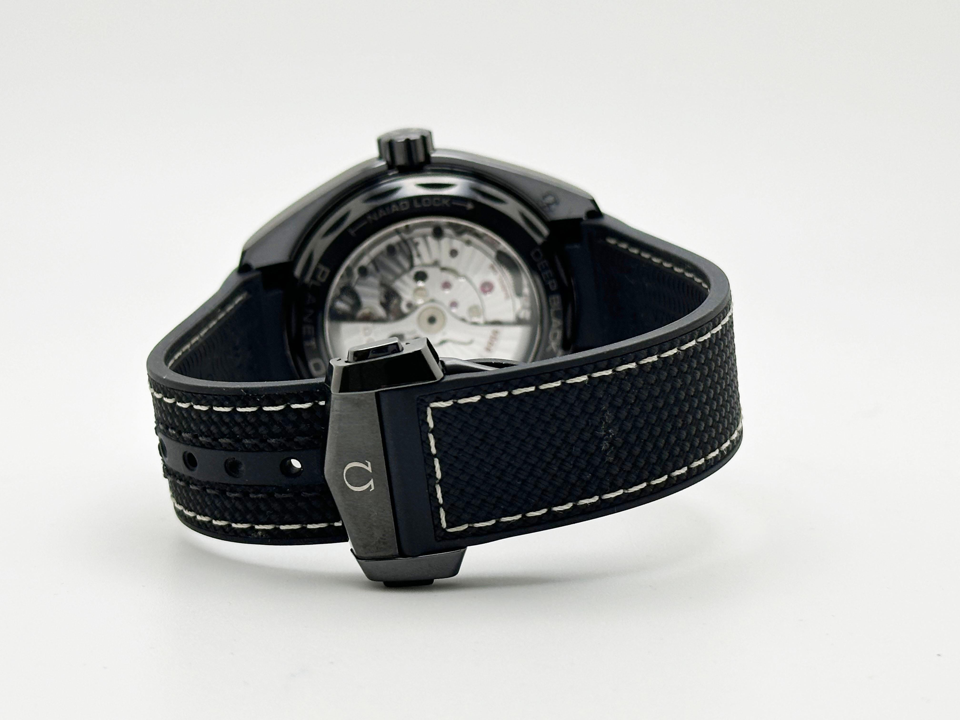 Omega Seamaster Planet Ocean Deep Black 215.92.46.22.01.001 Carta della scatola in vendita 1