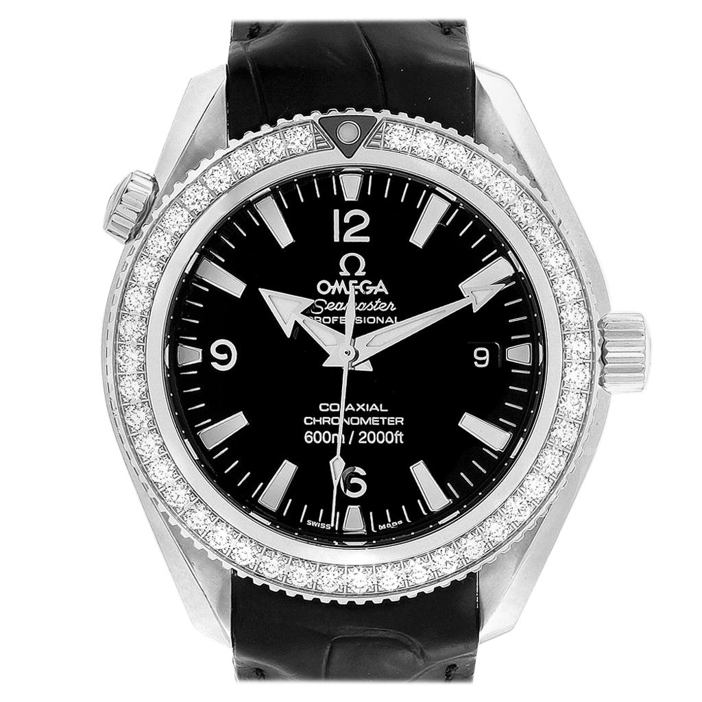 Omega Seamaster Planet Ocean Diamond Men's Watch 222.18.42.20.01.001 For Sale