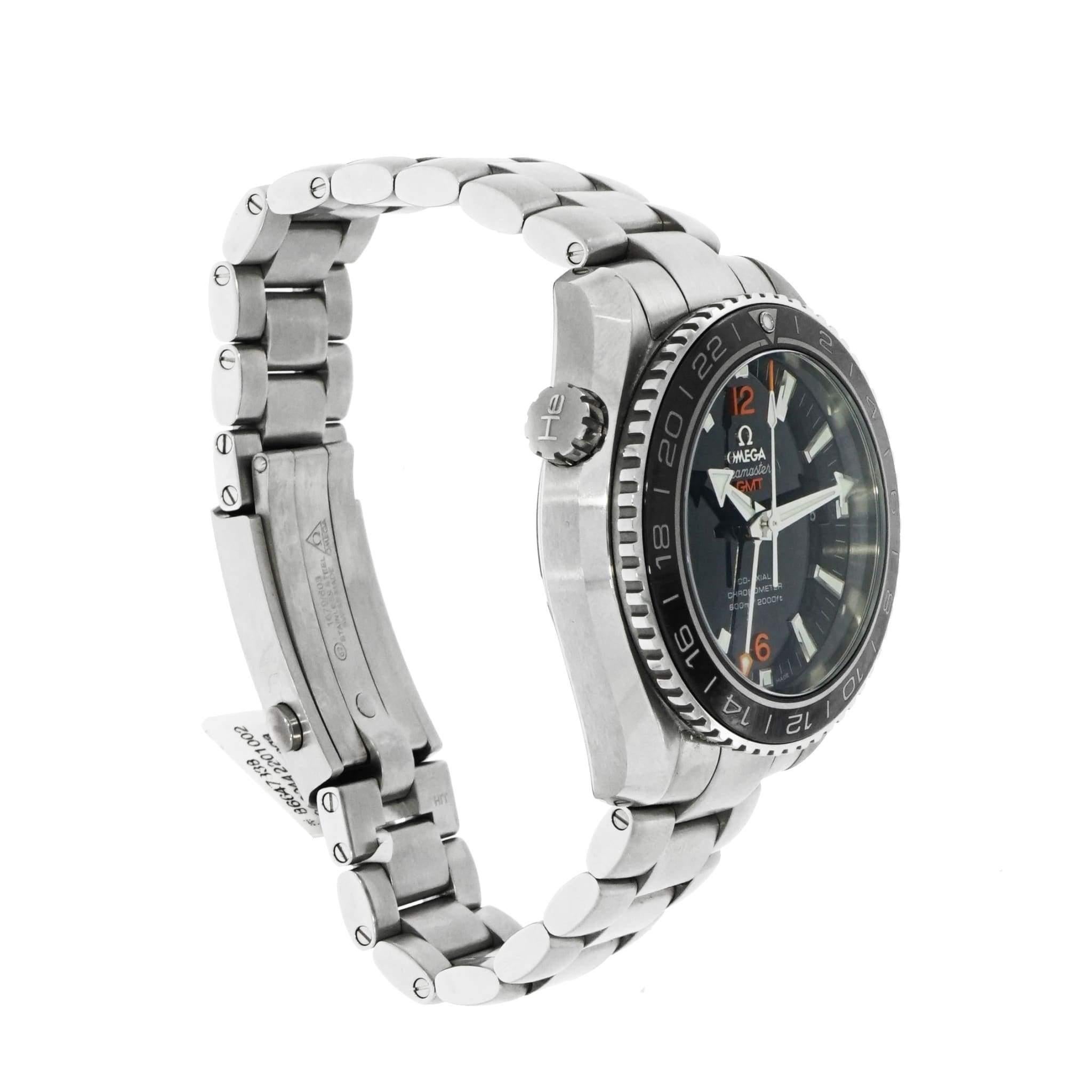 Omega Seamaster Planet Ocean GMT 600M In Excellent Condition In Greenwich, CT