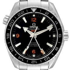 Used Omega Seamaster Planet Ocean GMT 600m Watch 232.30.44.22.01.002 Box Card