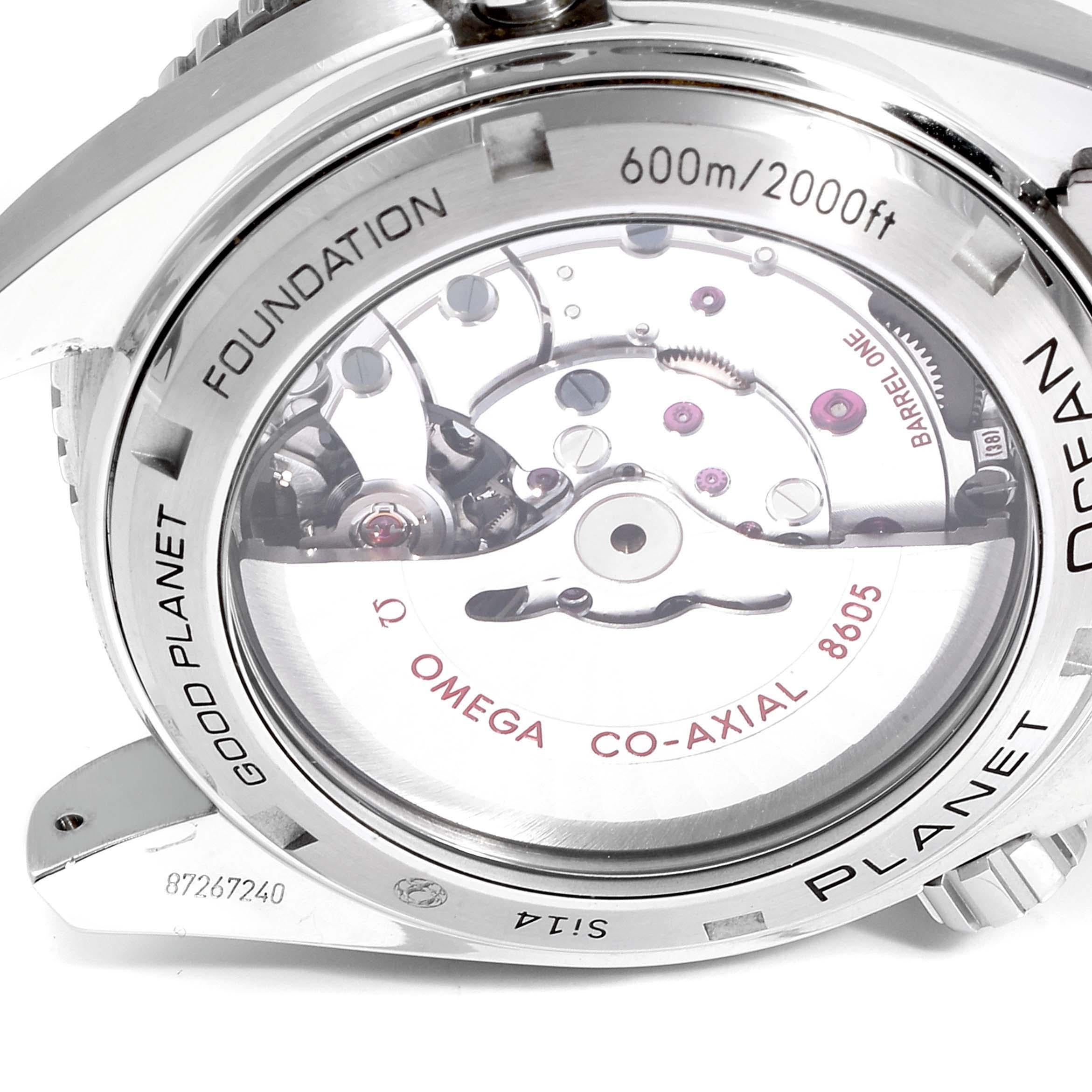 Omega Seamaster Planet Ocean GMT GoodPlanet Men's Watch 232.30.44.22.03.001 4