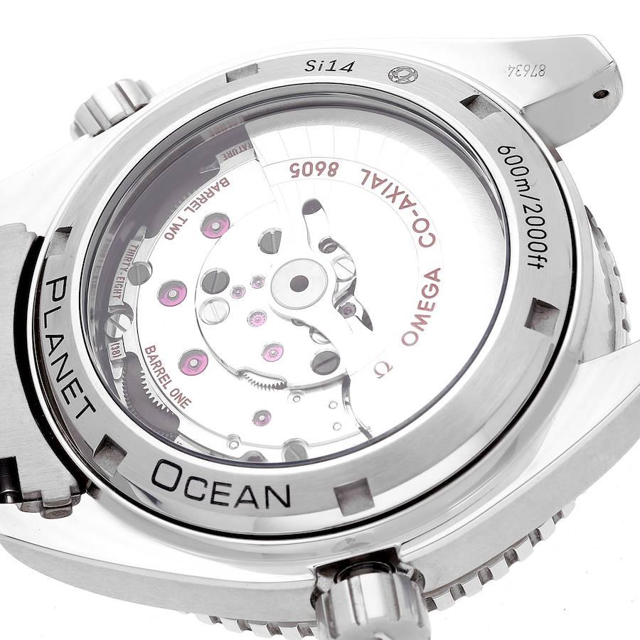 Omega Montre Seamaster Planet Ocean GMT pour homme 232.30.44.22.01.001 avec carte boîte en vente 2