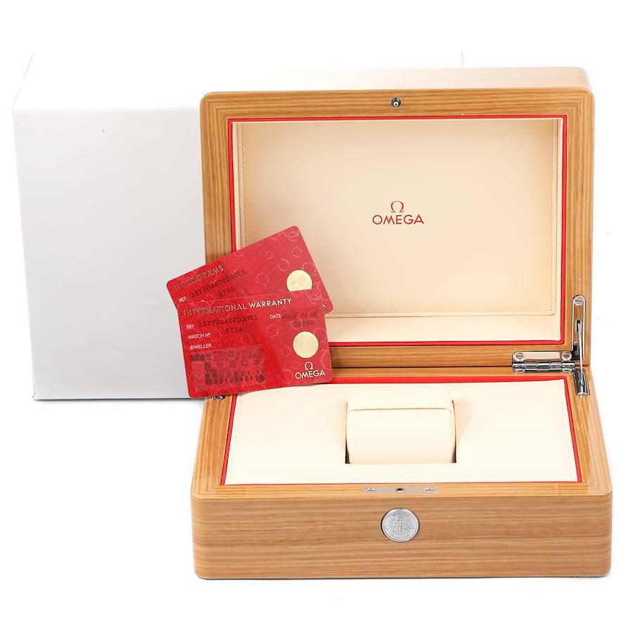 Omega Seamaster Planet Ocean GMT Herrenuhr 232.30.44.22.03.001 Box-Karte im Angebot 8