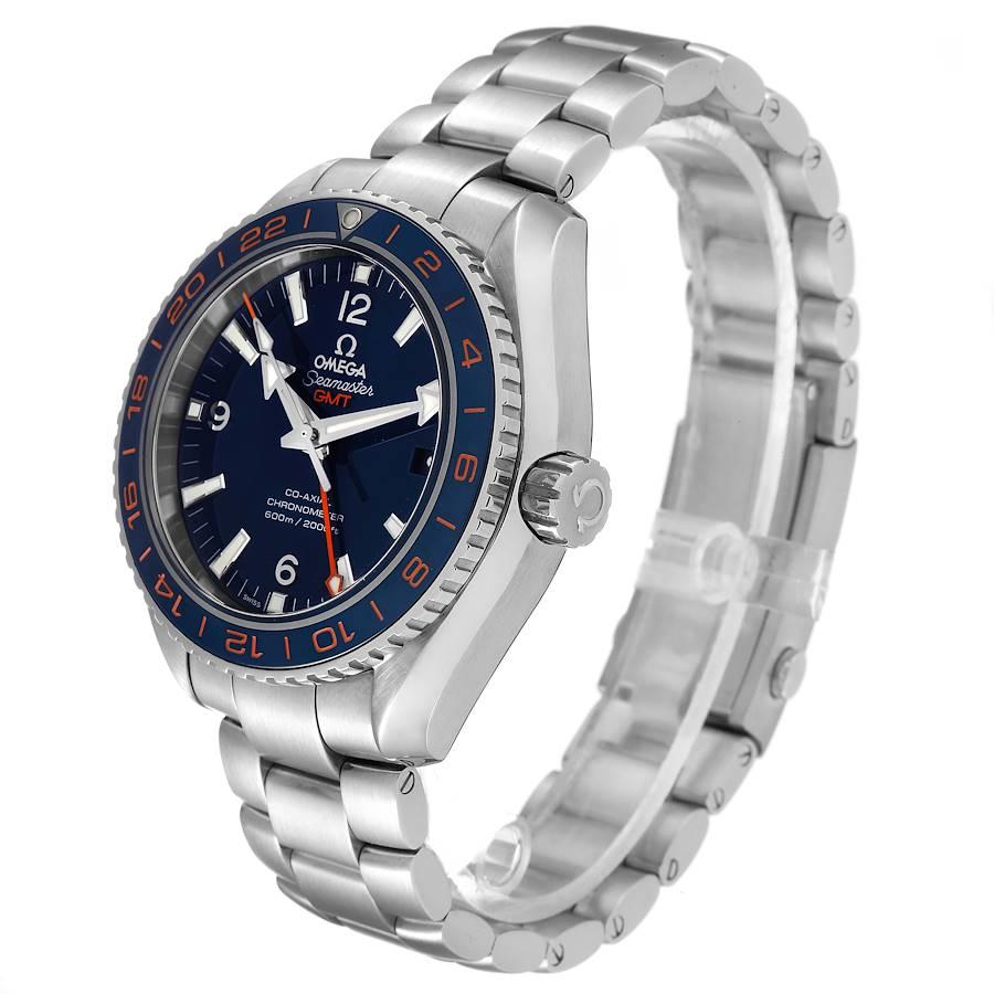 Omega Seamaster Planet Ocean GMT Herrenuhr 232.30.44.22.03.001 Box-Karte im Angebot 2