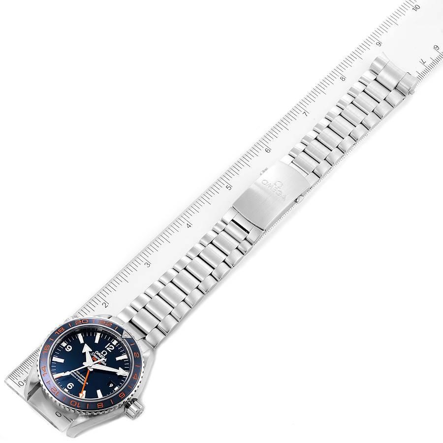 Omega Seamaster Planet Ocean GMT Herrenuhr 232.30.44.22.03.001 Box-Karte im Angebot 6