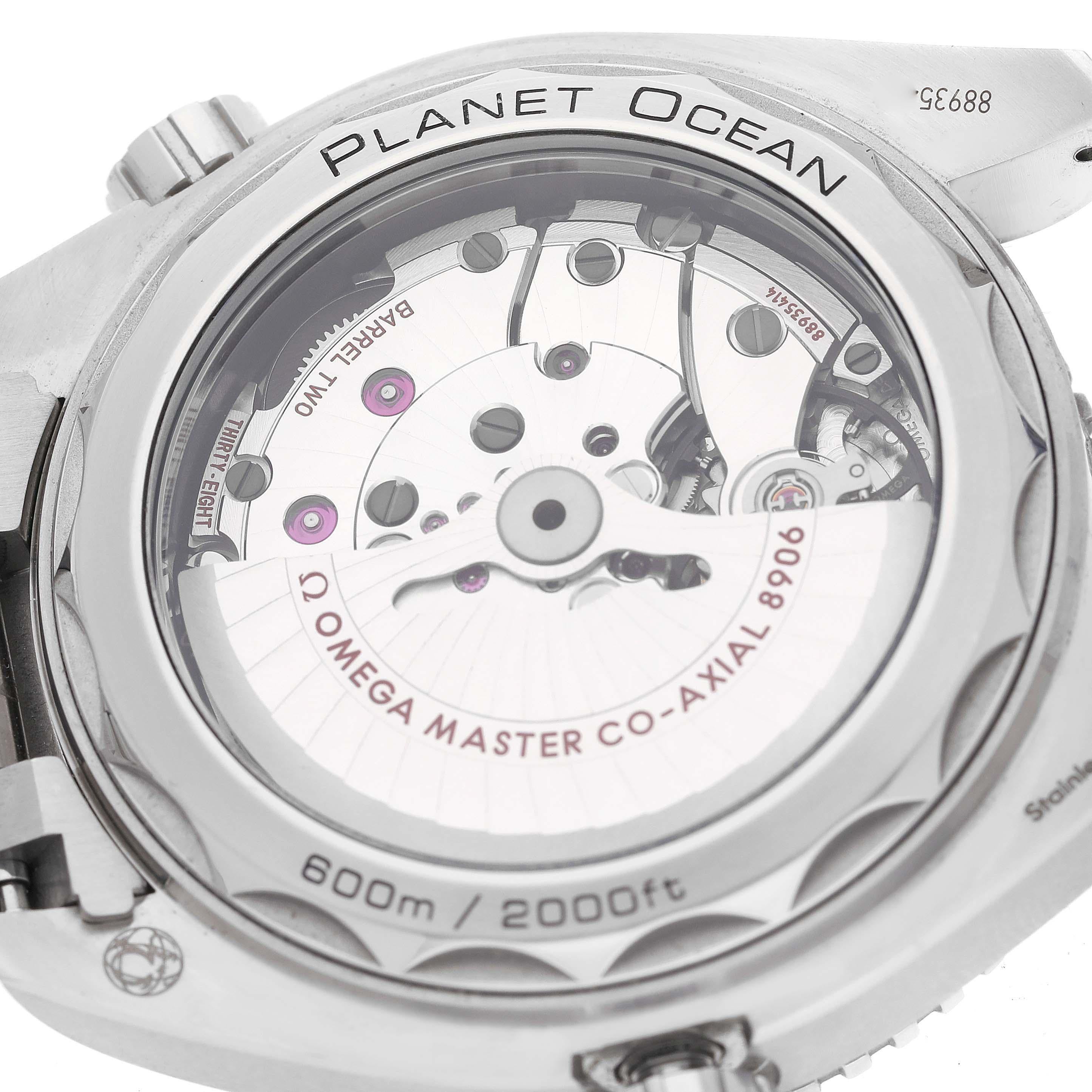 Men's Omega Seamaster Planet Ocean GMT Steel Mens Watch 215.30.44.22.01.001 Box Card