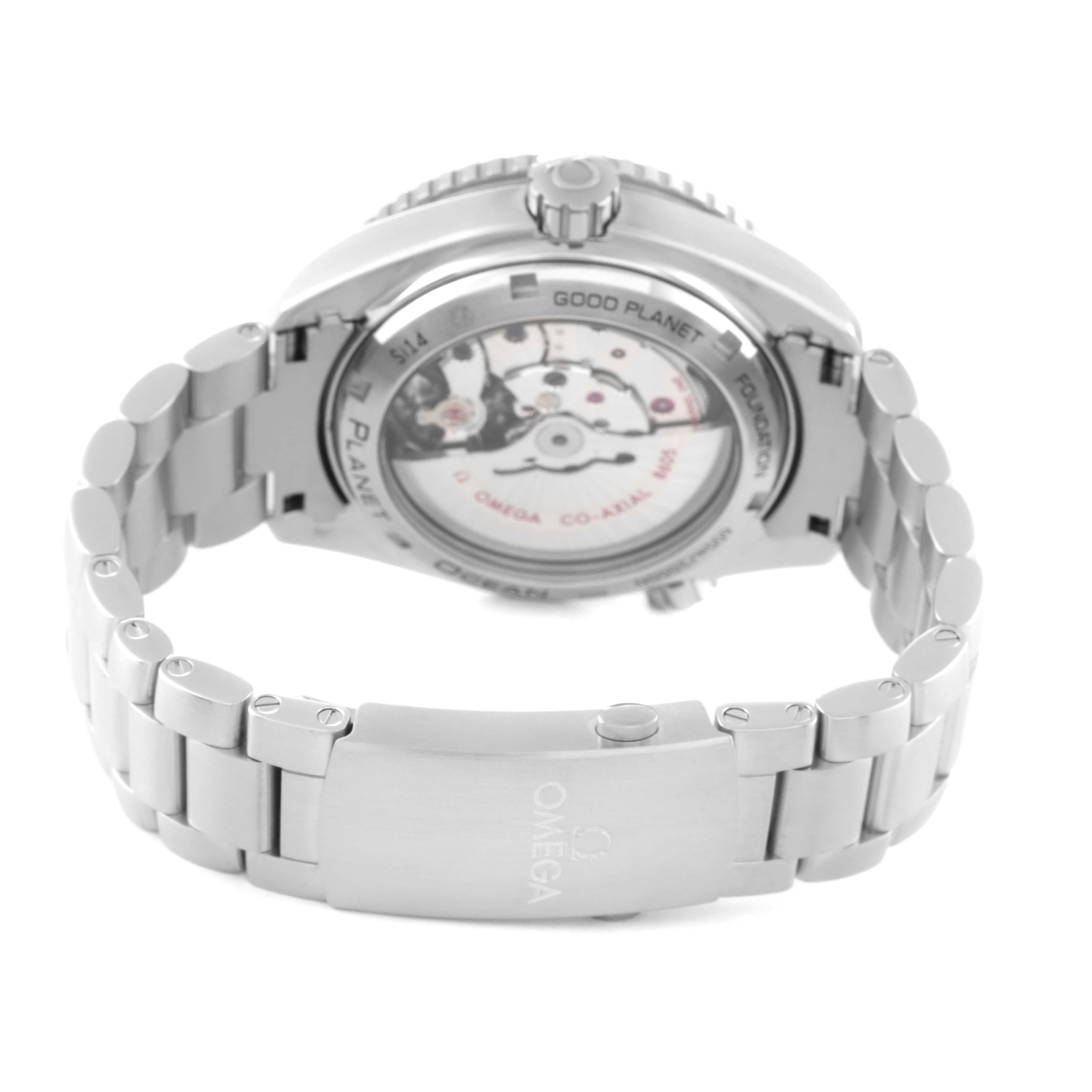 Omega Seamaster Planet Ocean GMT Acciaio Orologio Uomo 232.30.44.22.03.001 Scheda Box 4