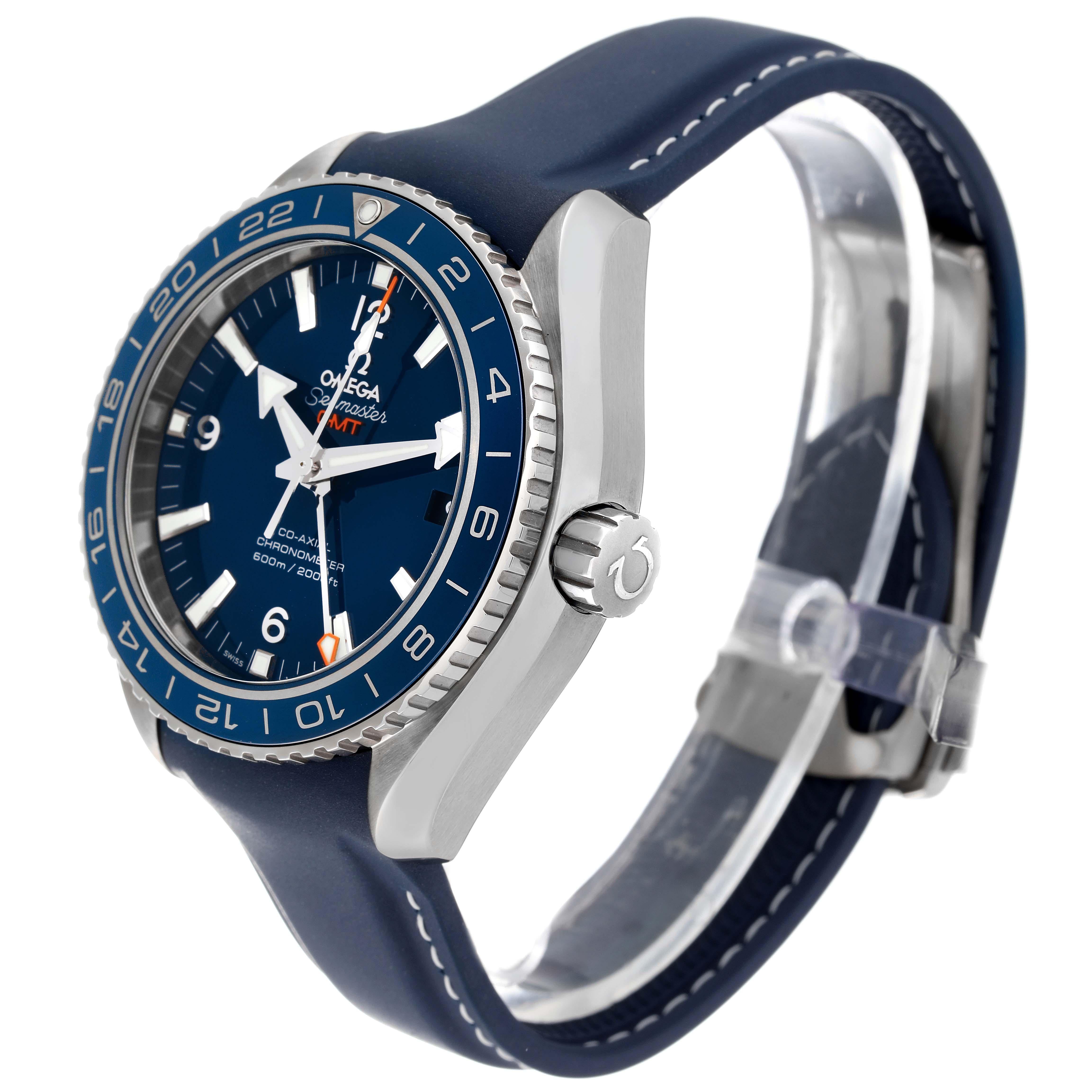 Uomo Omega Seamaster Planet Ocean GMT Orologio da uomo in titanio 232.92.44.22.03.001