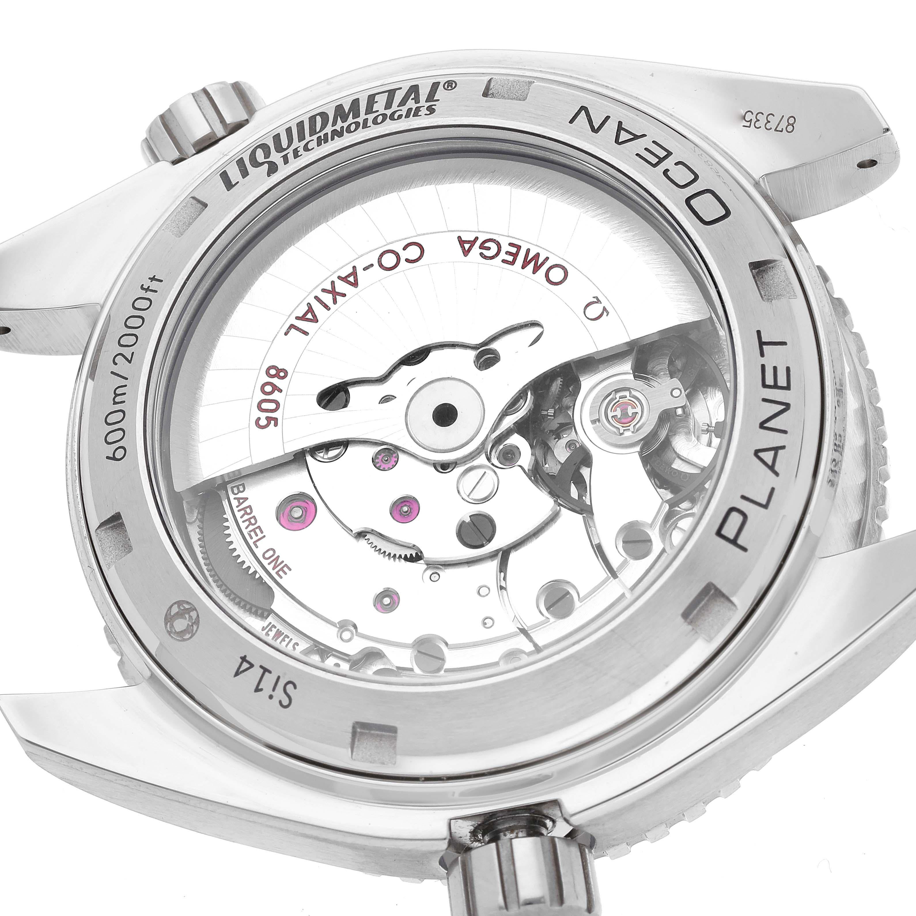 Omega Seamaster Planet Ocean GMT Orologio da uomo in titanio 232.92.44.22.03.001 2