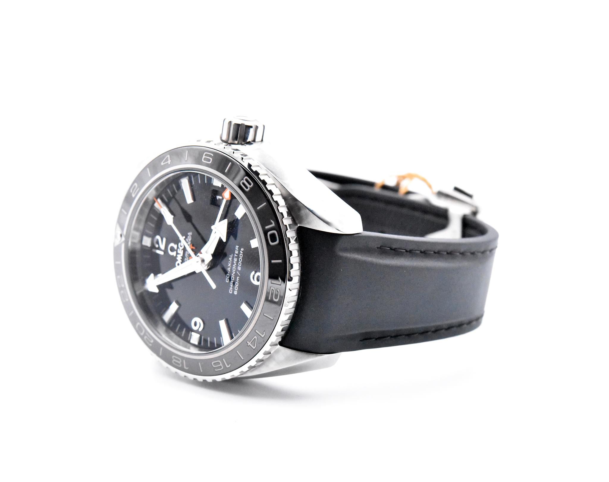 Omega Seamaster Planet Ocean GMT Watch Ref. 232.32.44.22.01.001 In Excellent Condition In Scottsdale, AZ