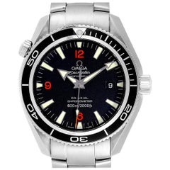 Used Omega Seamaster Planet Ocean Men's 42 Co-Axial Watch 2201.51.00 Box Card