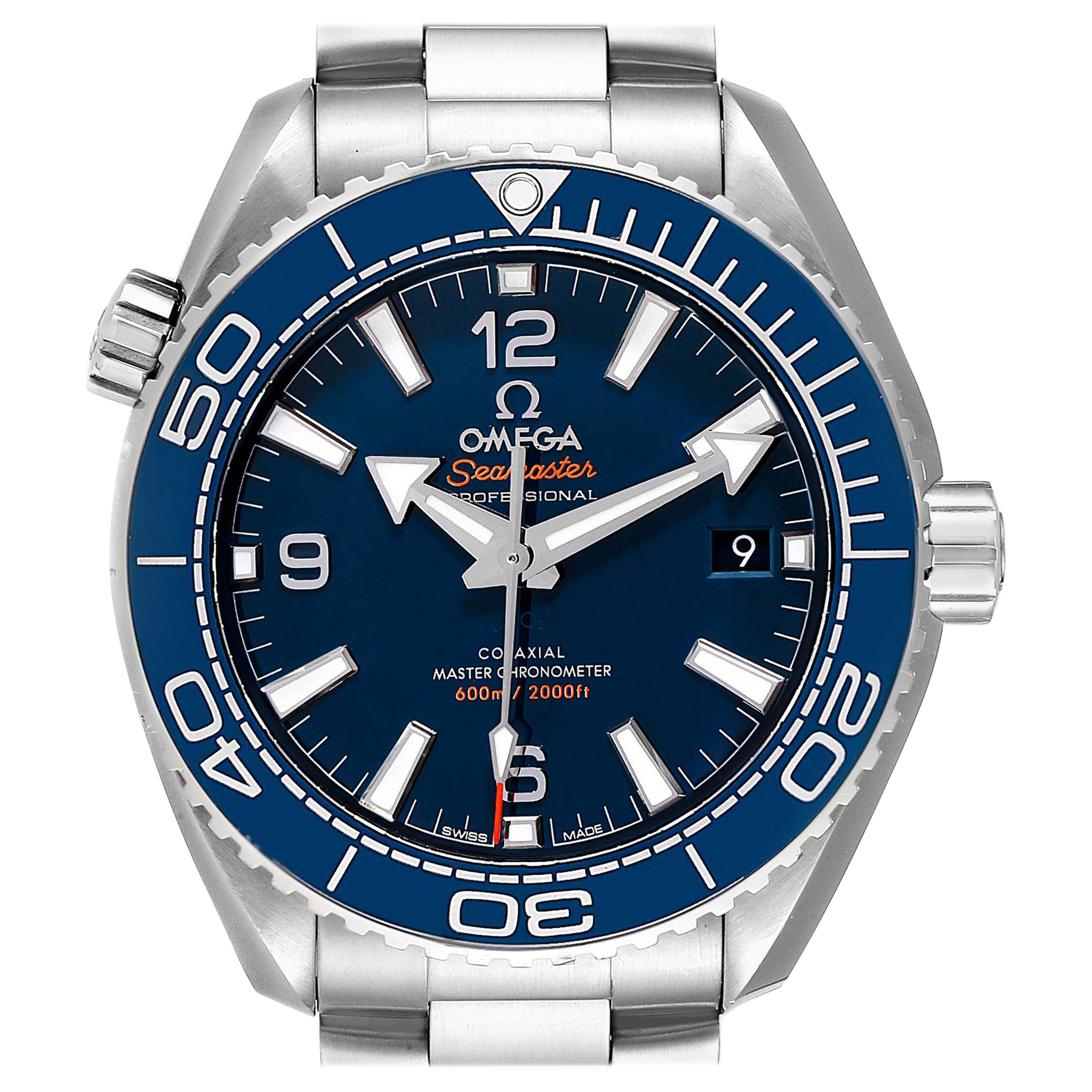 Omega Seamaster Planet Ocean Men’s Watch 215.30.44.21.03.001 Box Card For Sale