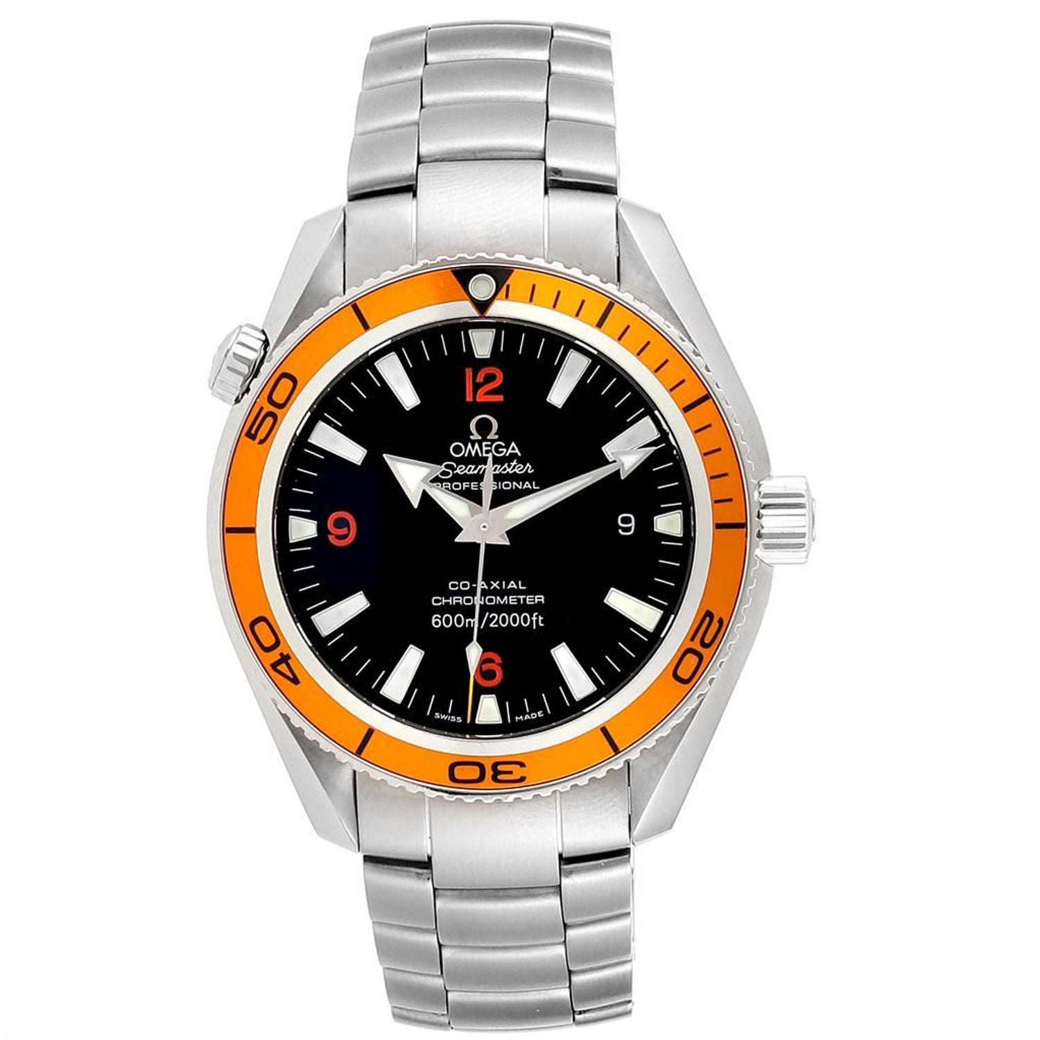 Omega Seamaster Planet Ocean Orange Bezel Automatic Watch 29 50 00 For Sale At 1stdibs