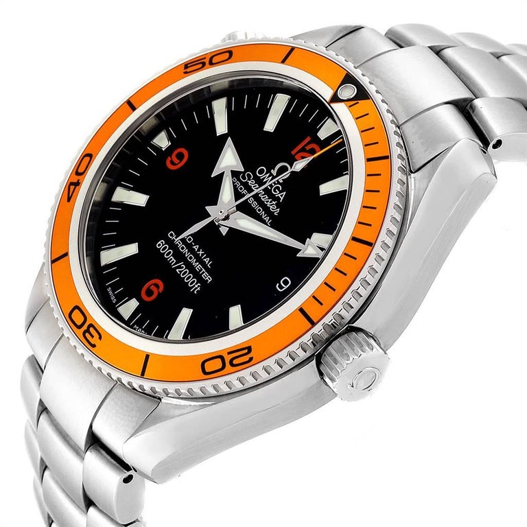 Omega Seamaster Ocean Orange Bezel Automatic Watch