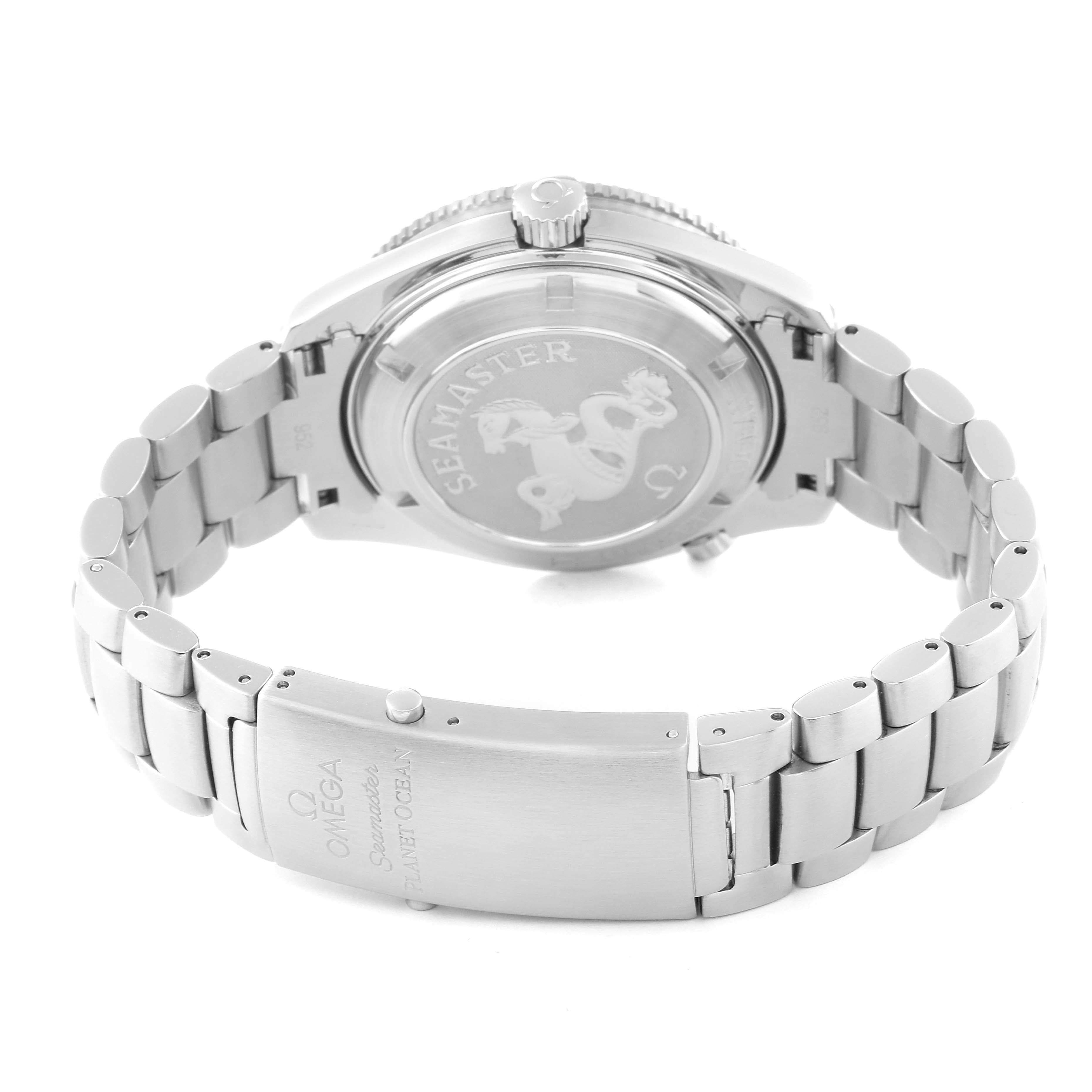 Reloj Omega Seamaster Planet Ocean Bisel Naranja Acero Caballero 2209.50.00 Caja Tarjeta 6