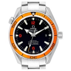 Used Omega Seamaster Planet Ocean Orange Bezel Steel Men's Watch 2209.50.00