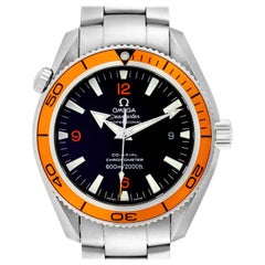 Omega Seamaster Planet Ocean Orange Bezel Watch 2209.50.00 Card