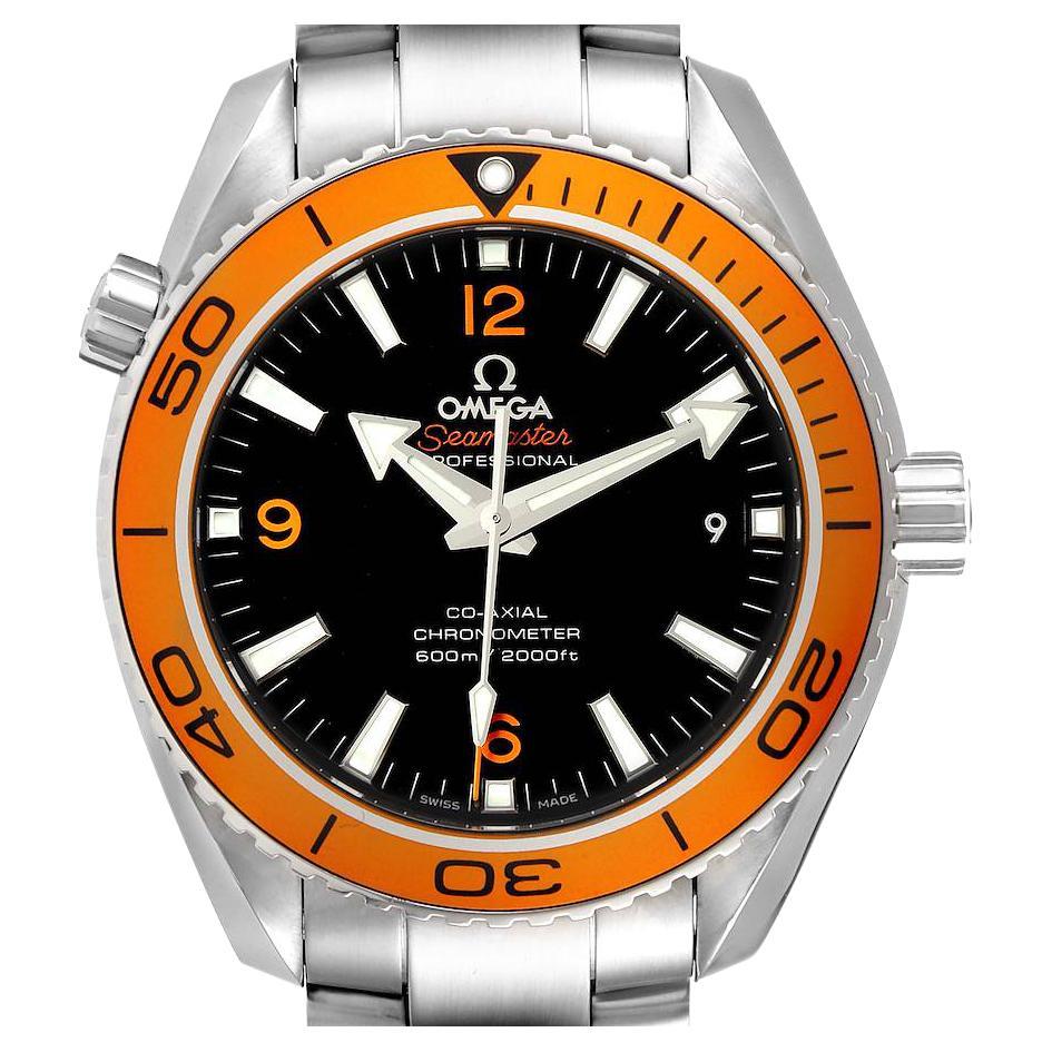 seamaster planet ocean orange