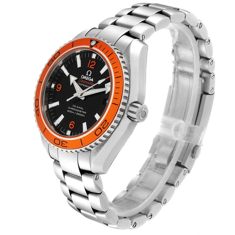 Omega Seamaster Ocean Orange Bezel Watch 232.30.42.21.01.002 For Sale at 1stDibs