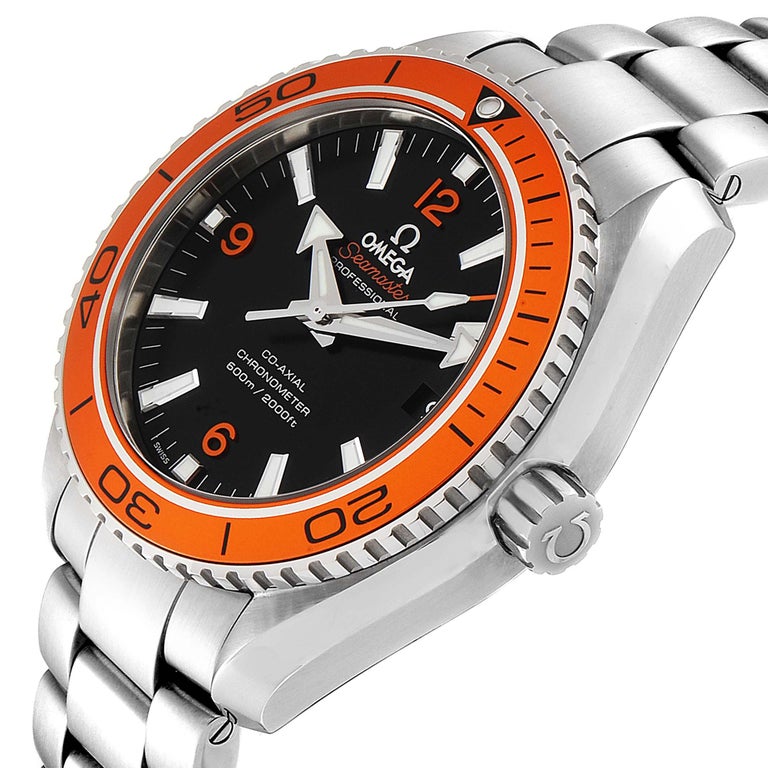 Omega Seamaster Ocean Orange Bezel Watch 232.30.42.21.01.002 For Sale at 1stDibs