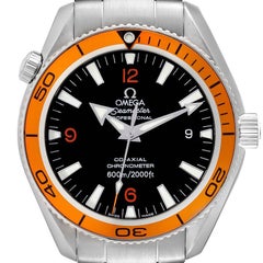 Used Omega Seamaster Planet Ocean Orange Bezel Watch 232.30.42.21.01.002