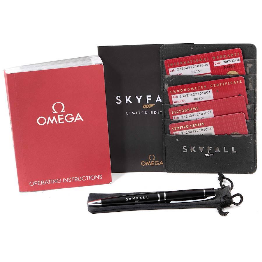 Omega Seamaster Planet Ocean Skyfall 007 LE Uhr 232.30.42.21.01.004 Kartene im Angebot 6