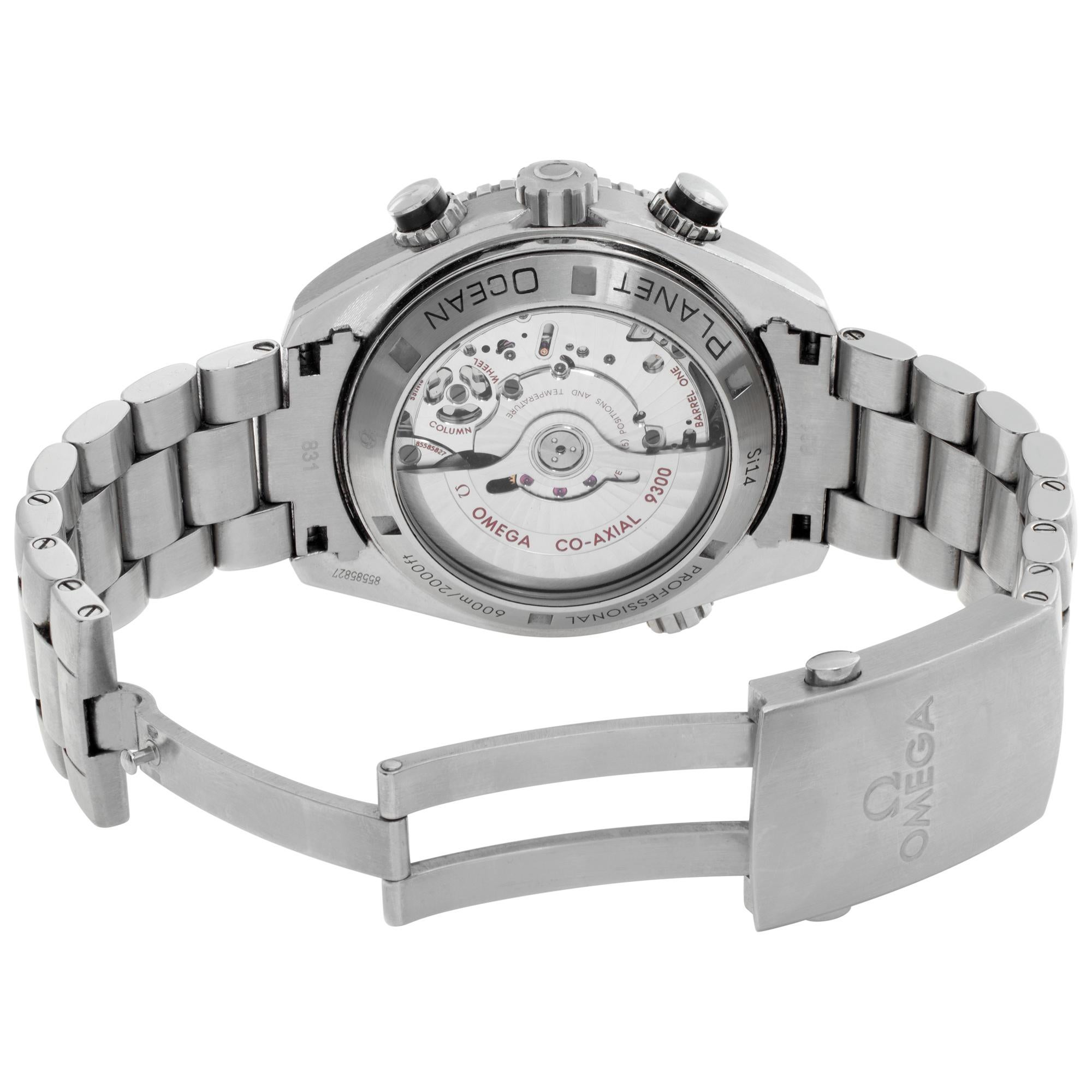 Men's Omega Seamaster Planet Ocean stainless steel Automatic Wristwatch