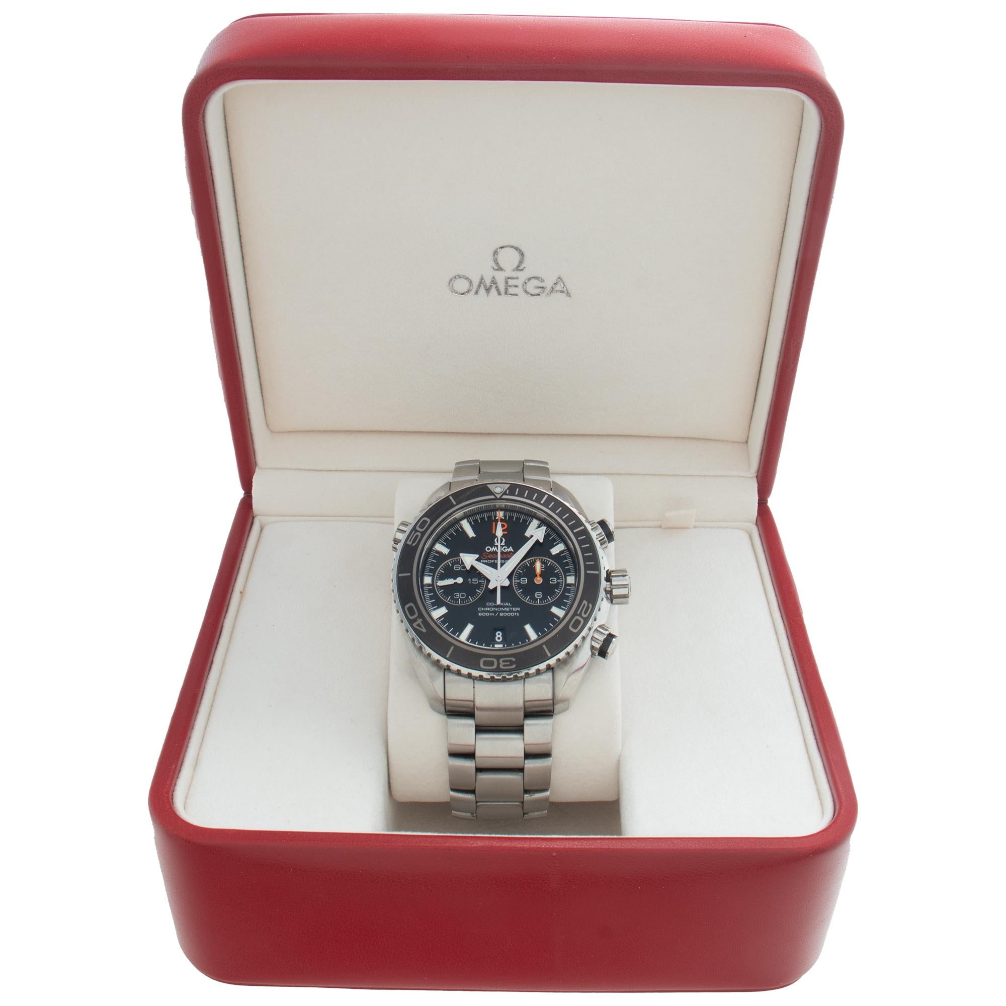 Omega Seamaster Planet Ocean stainless steel Automatic Wristwatch 2