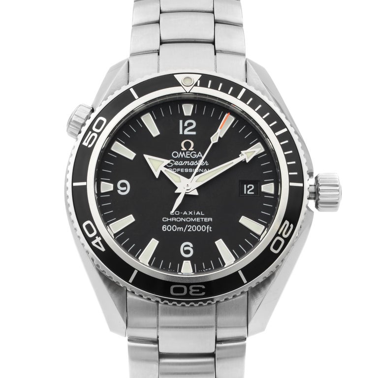 Omega Seamaster Planet Ocean Steel Black Dial Automatic Men’s Watch ...