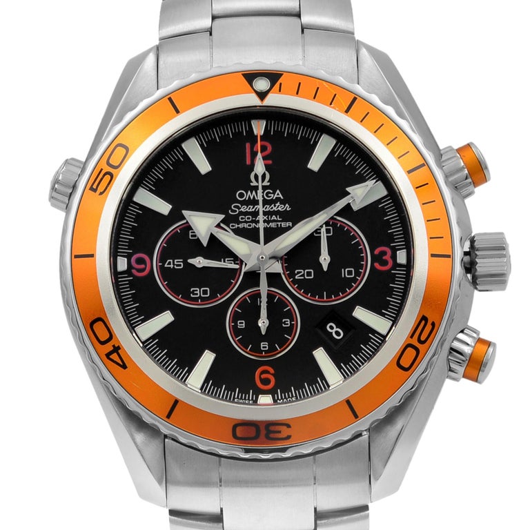 Omega Seamaster Planet Ocean Steel Black Dial Automatic Men S