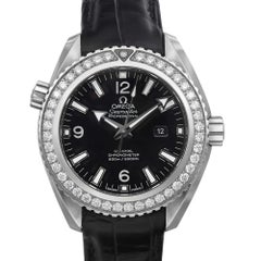 Omega Seamaster Planet Ocean Steel Diamond Black Dial Watch 232.18.38.20.01.001