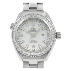 Used Omega Seamaster Planet Ocean Steel Diamond Ladies Watch 232.15.38.20.04.001