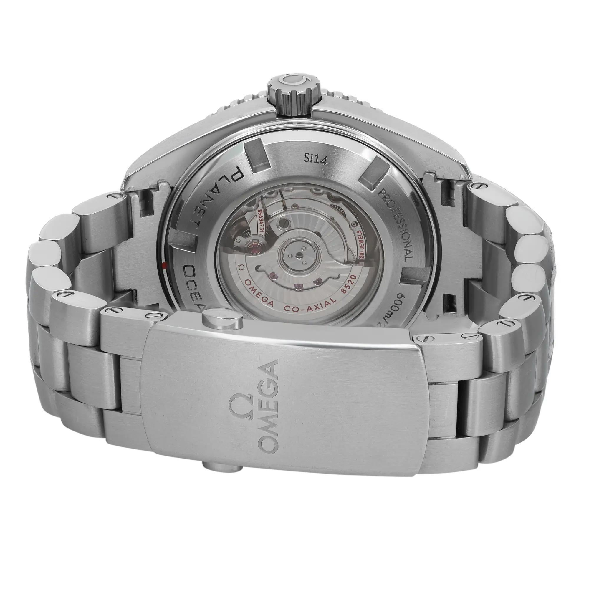 Omega Seamaster Planet Ocean Steel Diamond White Dial Watch 232.15.38.20.04.001 1
