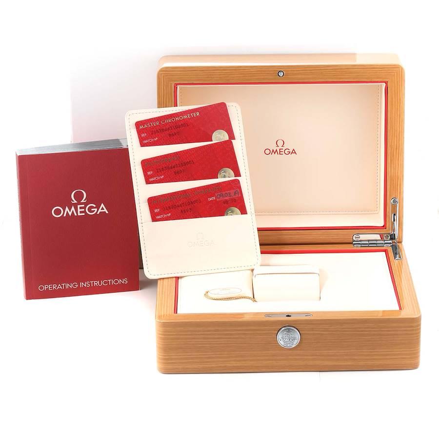 Omega Seamaster Planet Ocean Steel Mens Watch 215.30.44.21.03.001 Box Card For Sale 6
