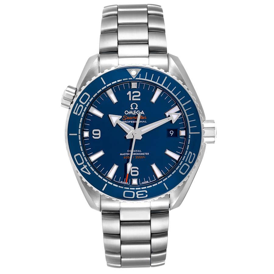Omega Seamaster Planet Ocean Steel Mens Watch 215.30.44.21.03.001 Box Card. Automatic self-winding movement with Co-Axial escapement. Certified Master Chronometer, approved by METAS, resistant to magnetic fields reaching 15,000 gauss. Free