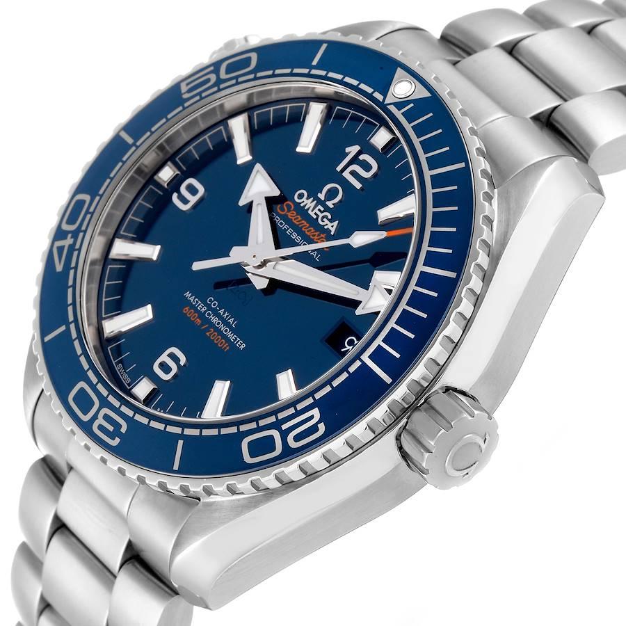 Omega Seamaster Planet Ocean Steel Mens Watch 215.30.44.21.03.001 Box Card For Sale 1