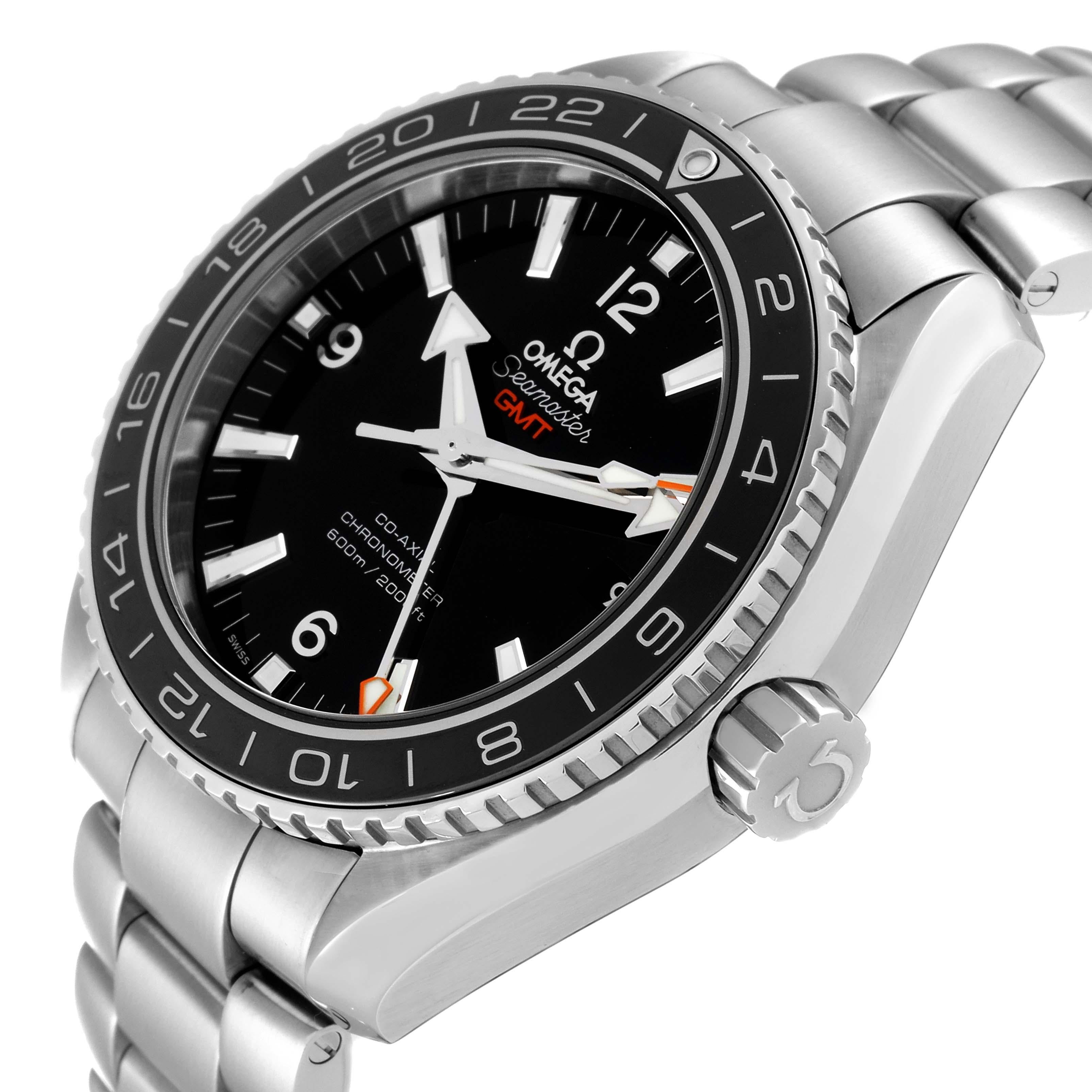 Omega Seamaster Planet Ocean Steel Mens Watch 232.30.44.22.01.001 Box Card For Sale 1