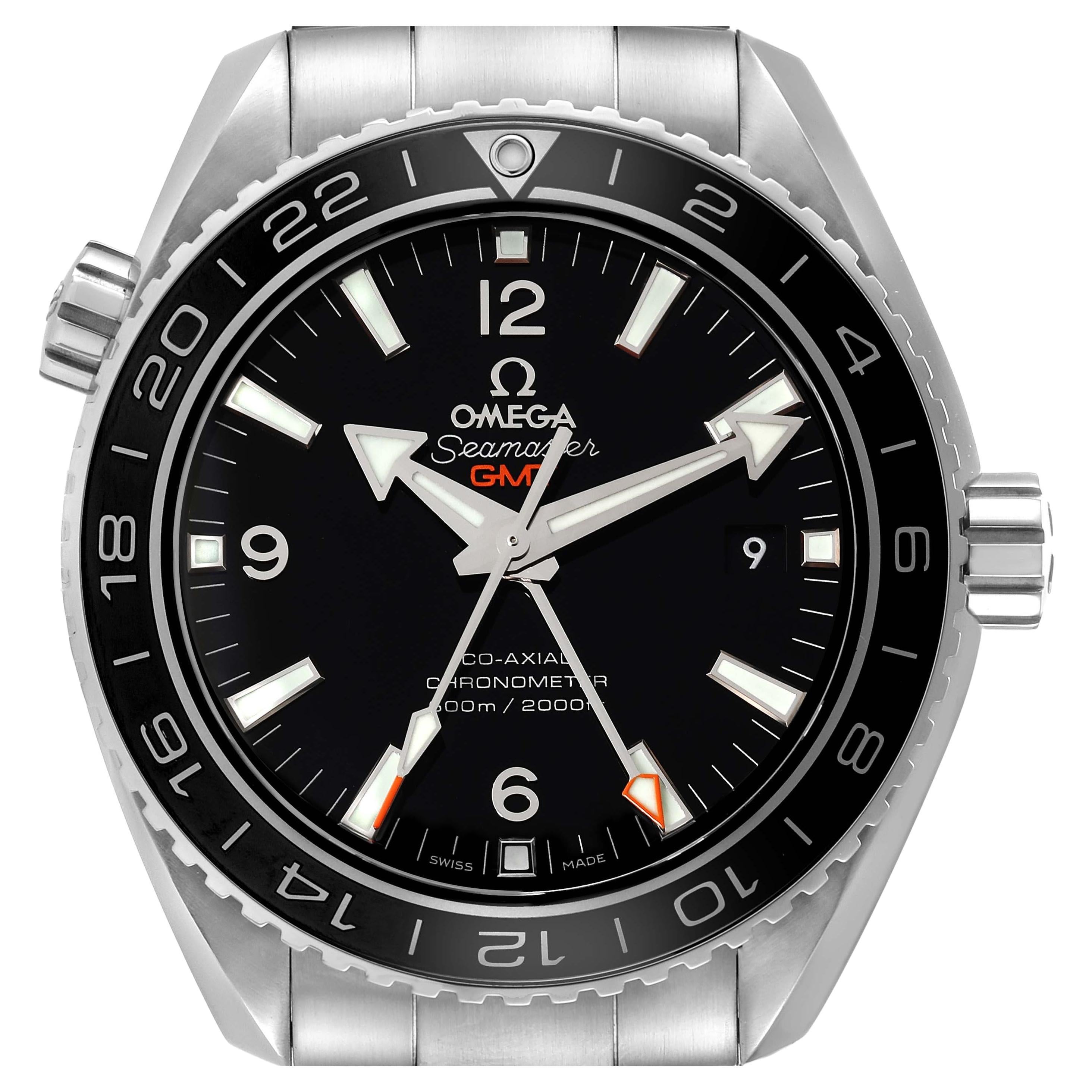 Omega Seamaster Planet Ocean Steel Mens Watch 232.30.44.22.01.001 Box Card For Sale